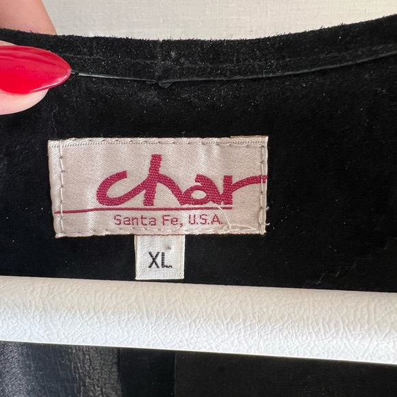 Vintage Char Sante Fe Hand painted washable suede set. - Picture 6 of 7